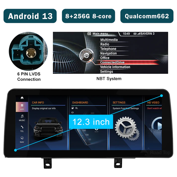 1-3.webp Android screen For BMW X1 F48 CIC NBT EVO - Image 1