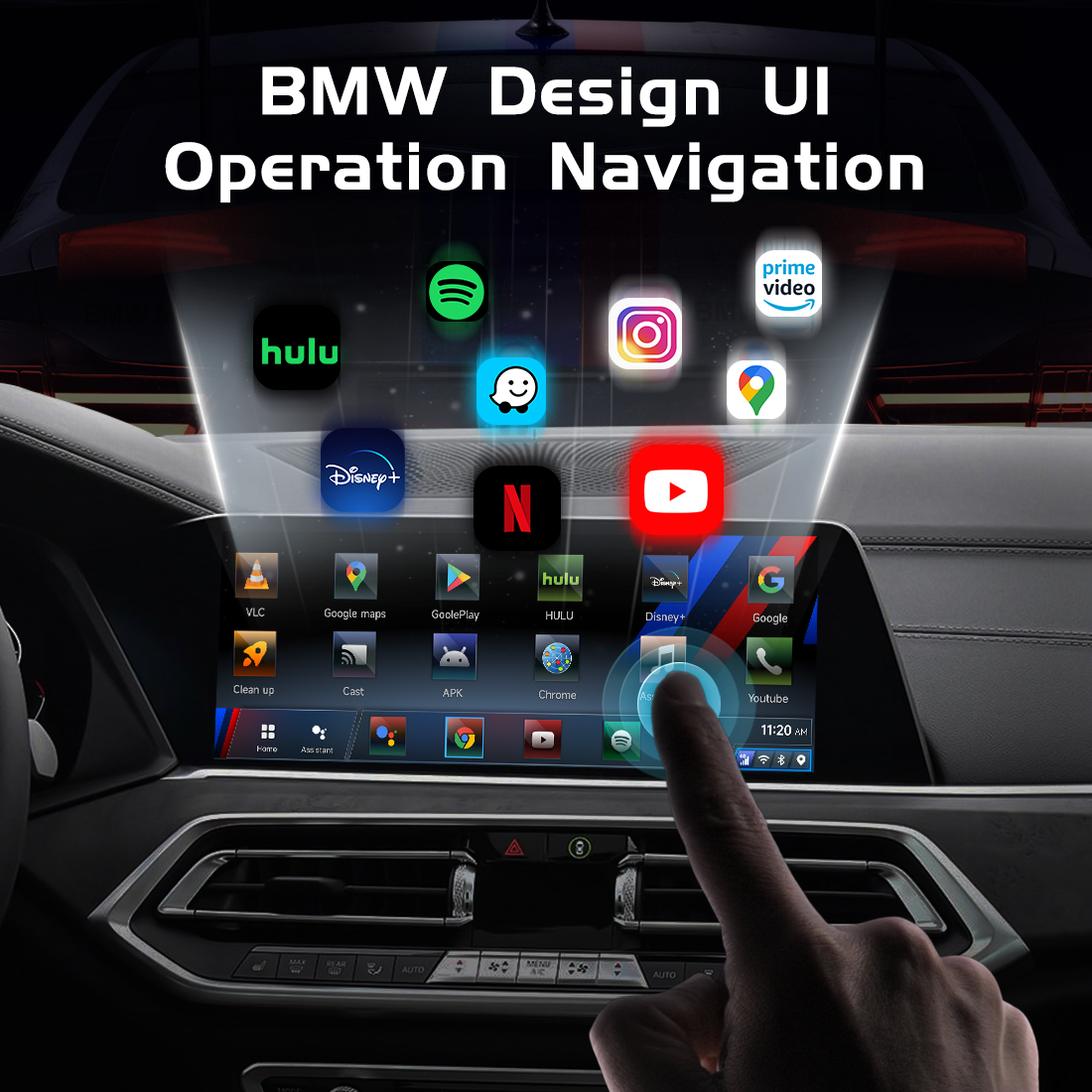 1.jpg Multimedia Android IOS Box For BMW (BMW 2018-2025 with Factory Carplay)ID6、 ID7、ID8、ID8.5、OS9 - Image 2