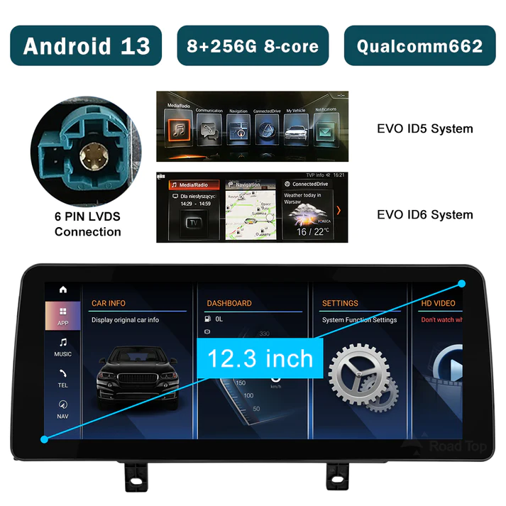 7-3.webp Android screen For BMW X1 F48 CIC NBT EVO - Image 8