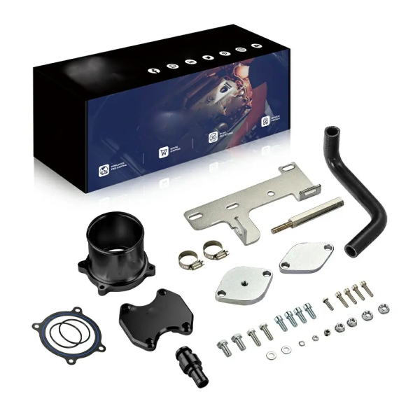 For 2010-2014 6.7L Cummins Dodge Ram EGR Delete Kit Throttle Valve Cooler